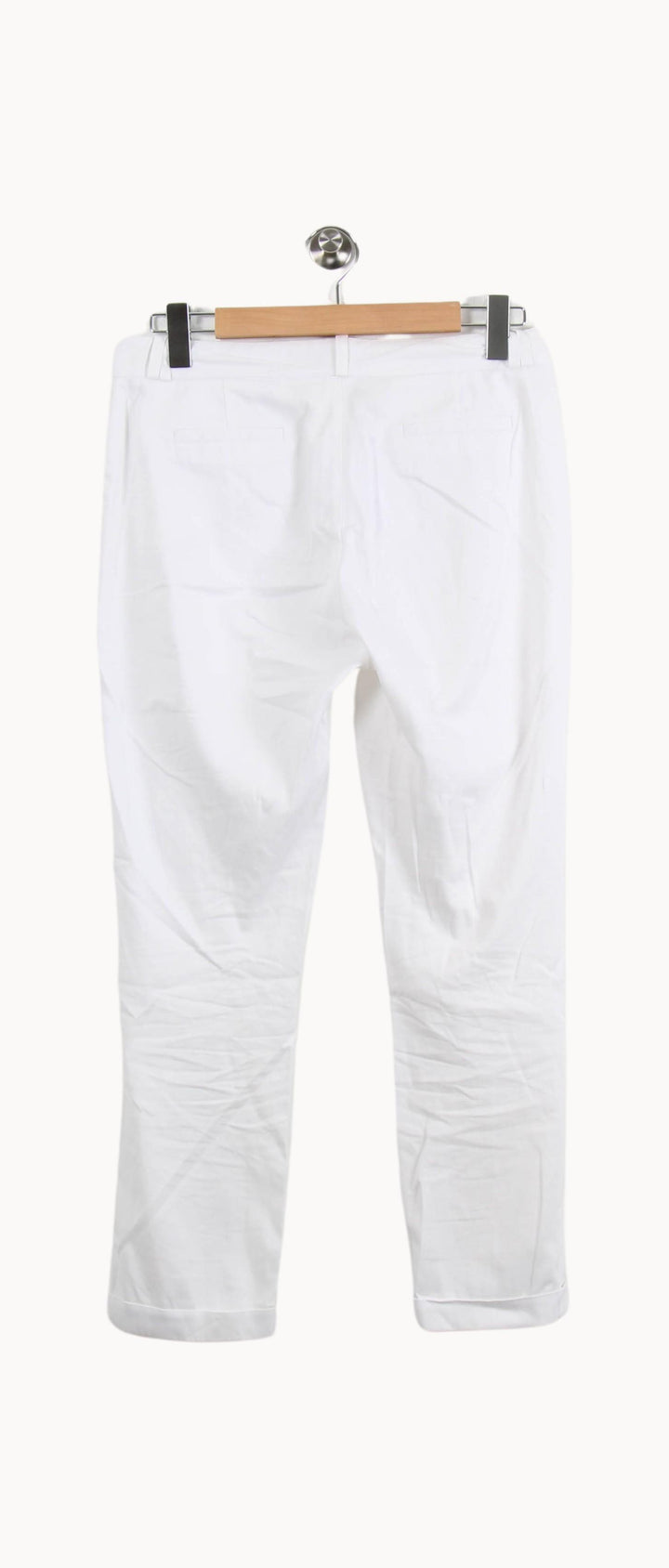 Pantalon Blanc - Taille L/40 de la marque Caroll | PARAD46415 - Vendu par Paradigme - Image 4