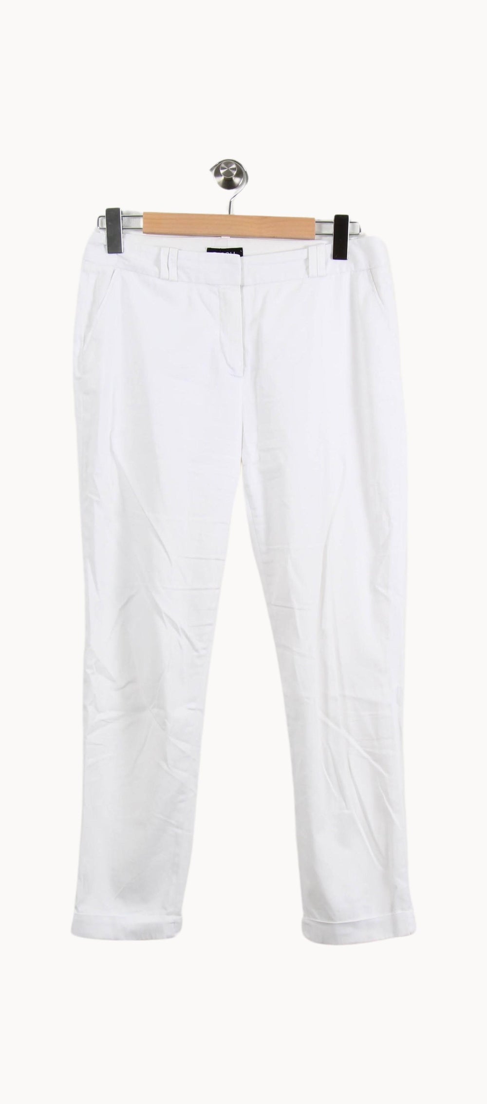 Pantalon Blanc - Taille L/40 de la marque Caroll | PARAD46415 - Vendu par Paradigme - Image 2