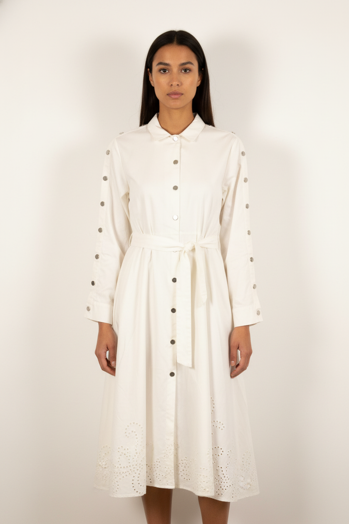 Robe Chemise Blanche - Taille L/40