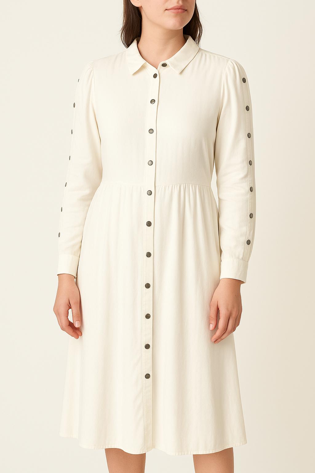 Robe Chemise Blanche - Taille L/40 de la marque Maje | PARAD46417 - Vendu par Paradigme - Image 1