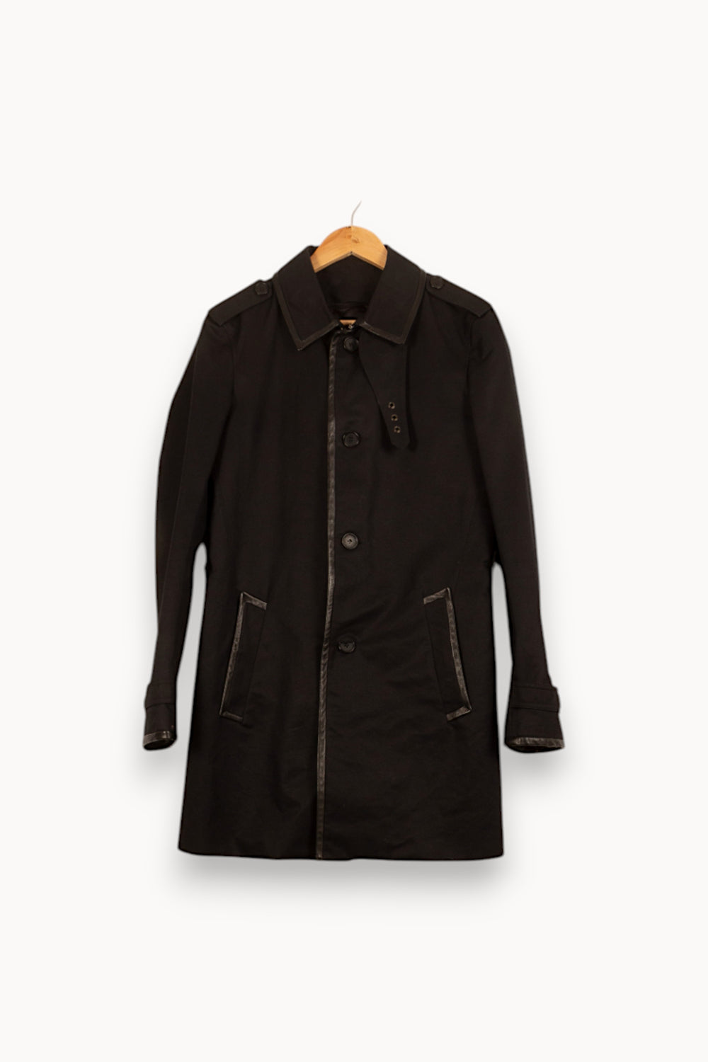 Trench Noir - Taille L/40 de la marque The Kooples | PARAD46419 - Vendu par Paradigme - Image 2