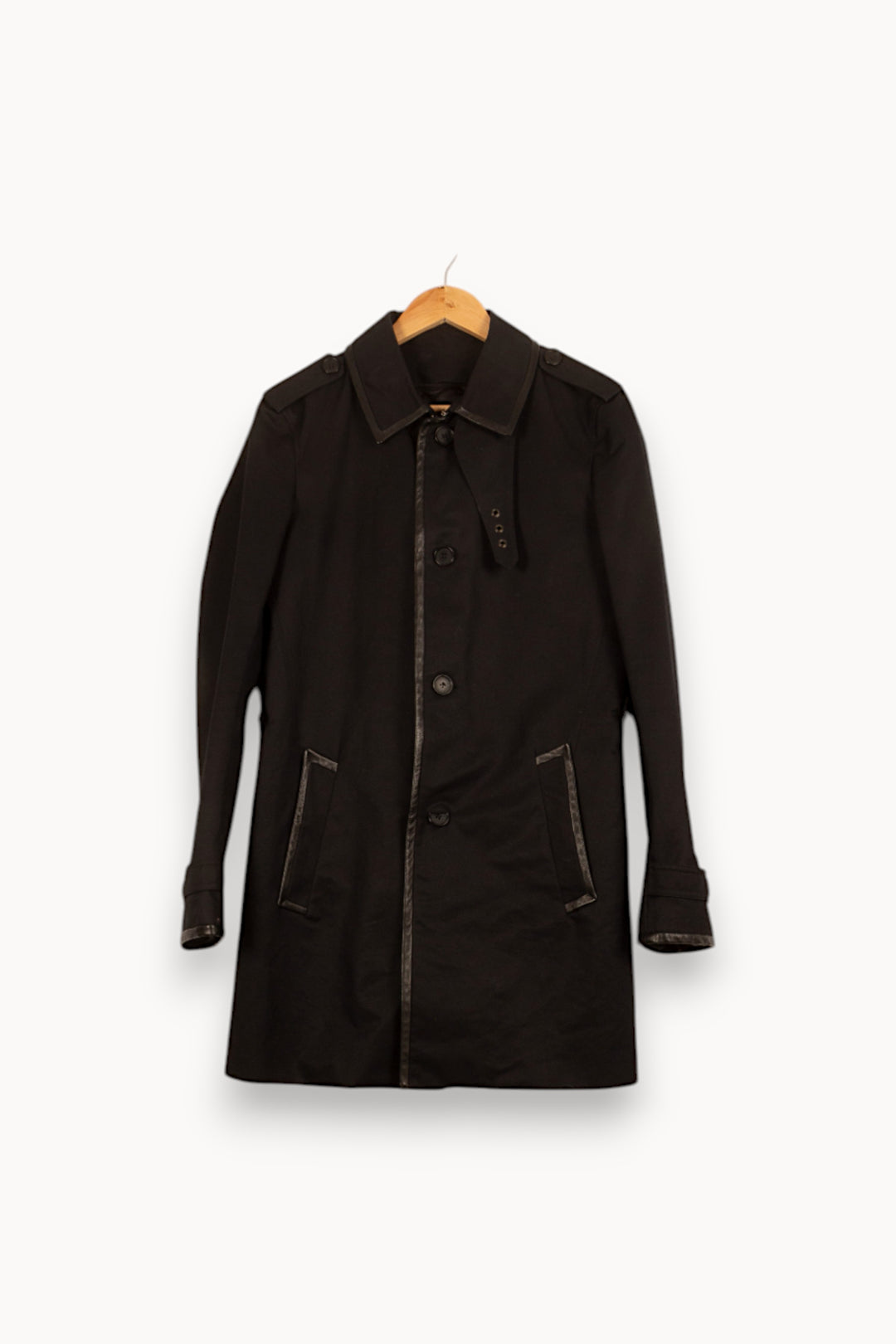 Trench Noir - Taille L/40 de la marque The Kooples | PARAD46419 - Vendu par Paradigme - Image 2