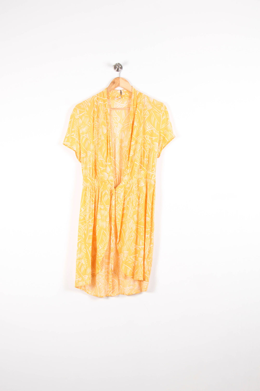 Robe Midi Jaune et Blanche - Taille XS/34 de la marque Des petits hauts | PARAD46420 - Vendu par Paradigme - Image 2