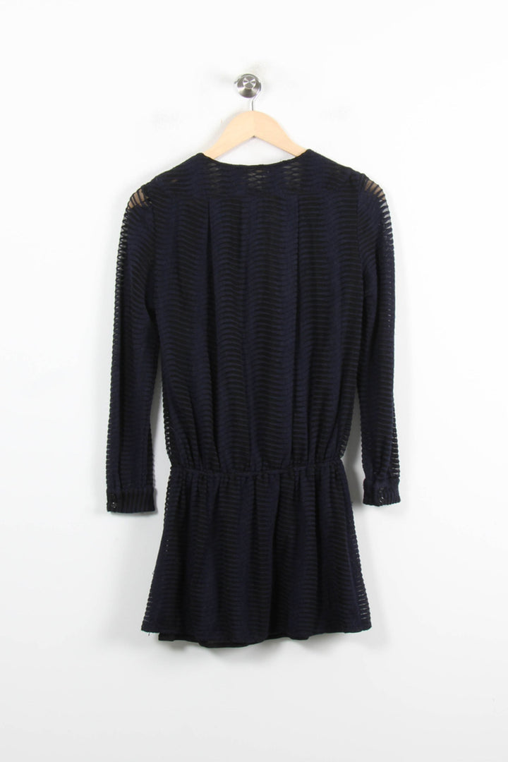 Robe Courte Bleue - Taille XS/34 de la marque ba&sh | PARAD46423 - Vendu par Paradigme - Image 4