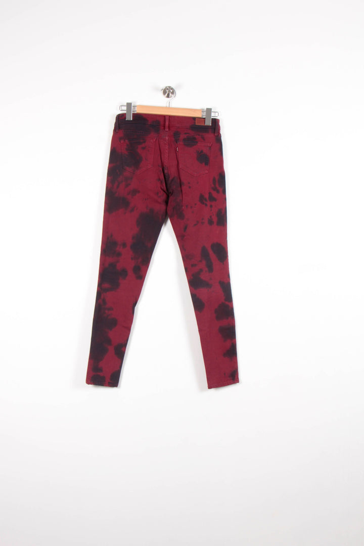 Jean Bordeaux et Noir - Taille M/38 de la marque Levi's | PARAD46426 - Vendu par Paradigme - Image 4