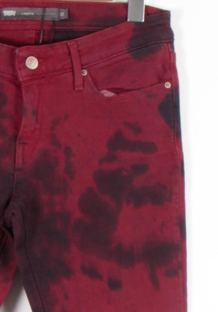 Jean Bordeaux et Noir - Taille M/38 de la marque Levi's | PARAD46426 - Vendu par Paradigme - Image 3