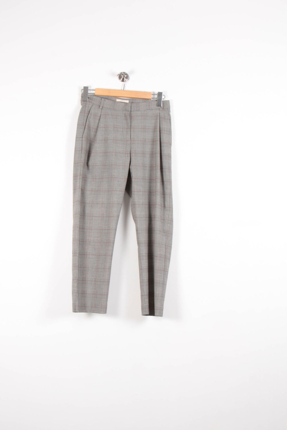 Pantalon Gris à Carreaux - Taille M/38 de la marque Sessùn | PARAD46429 - Vendu par Paradigme - Image 2
