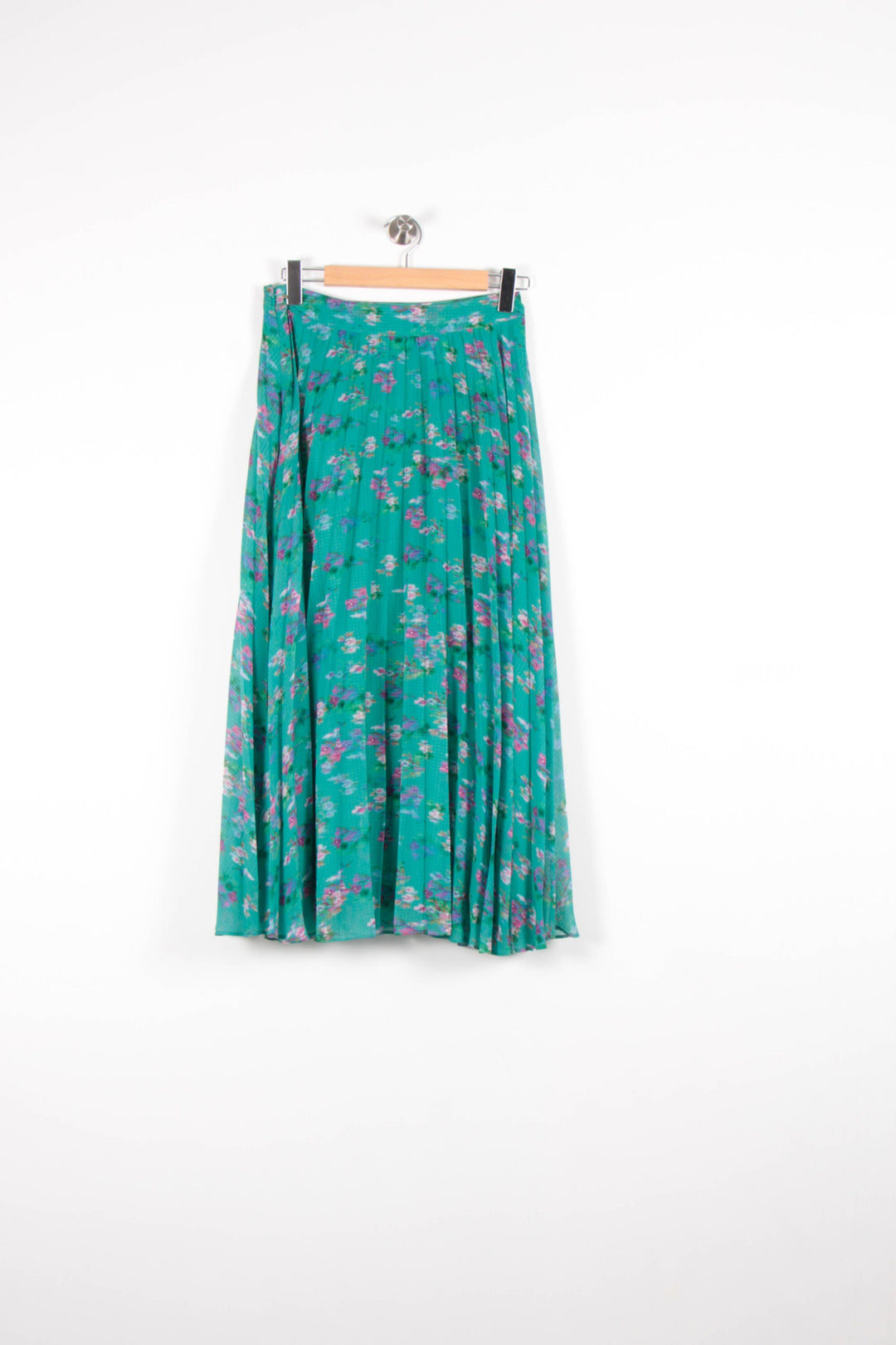 Jupe Plissée Verte et Rose - Taille M/38 de la marque Ekyog | PARAD46430 - Vendu par Paradigme - Image 4