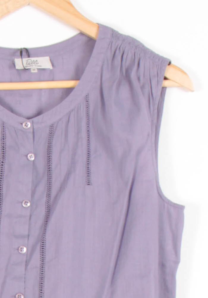 Blouse Sans Manches Violette - Taille S/36 de la marque Pablo | PARAD46432 - Vendu par Paradigme - Image 3