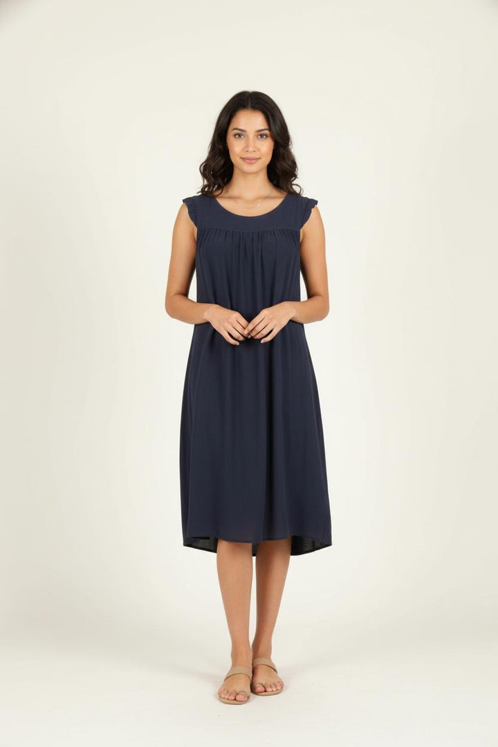 Robe Midi Bleue - Taille S/36 de la marque Maje | PARAD46433 - Vendu par Paradigme - Image 1