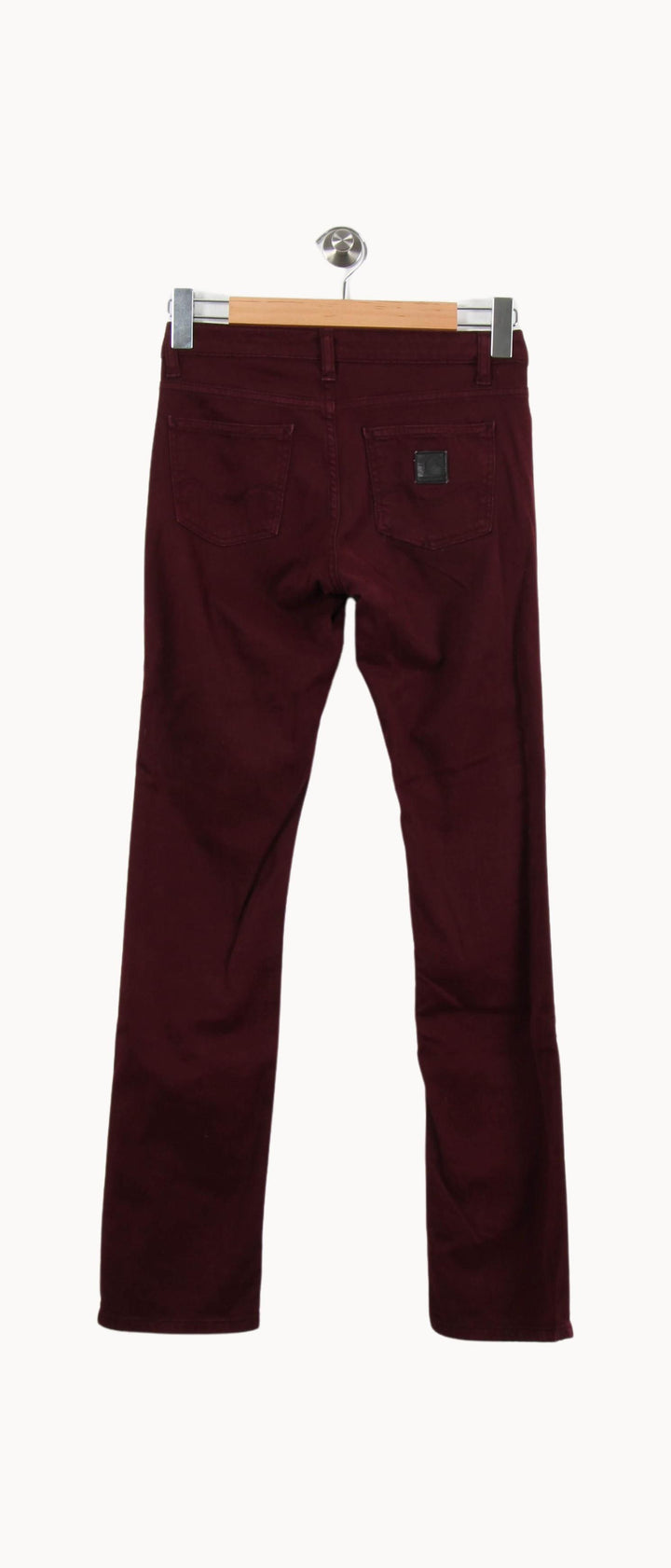 Jean Bordeaux - Taille XXS/32 de la marque Carhartt | PARAD46439 - Vendu par Paradigme - Image 4
