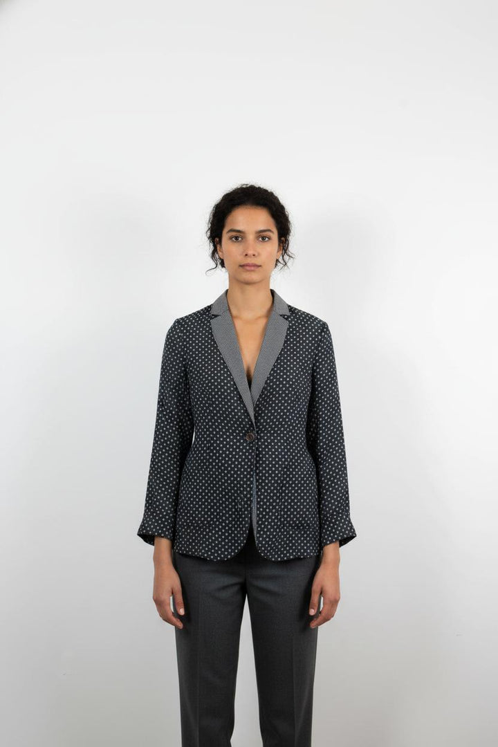 Blazer Bleu et Blanc - Taille M/38