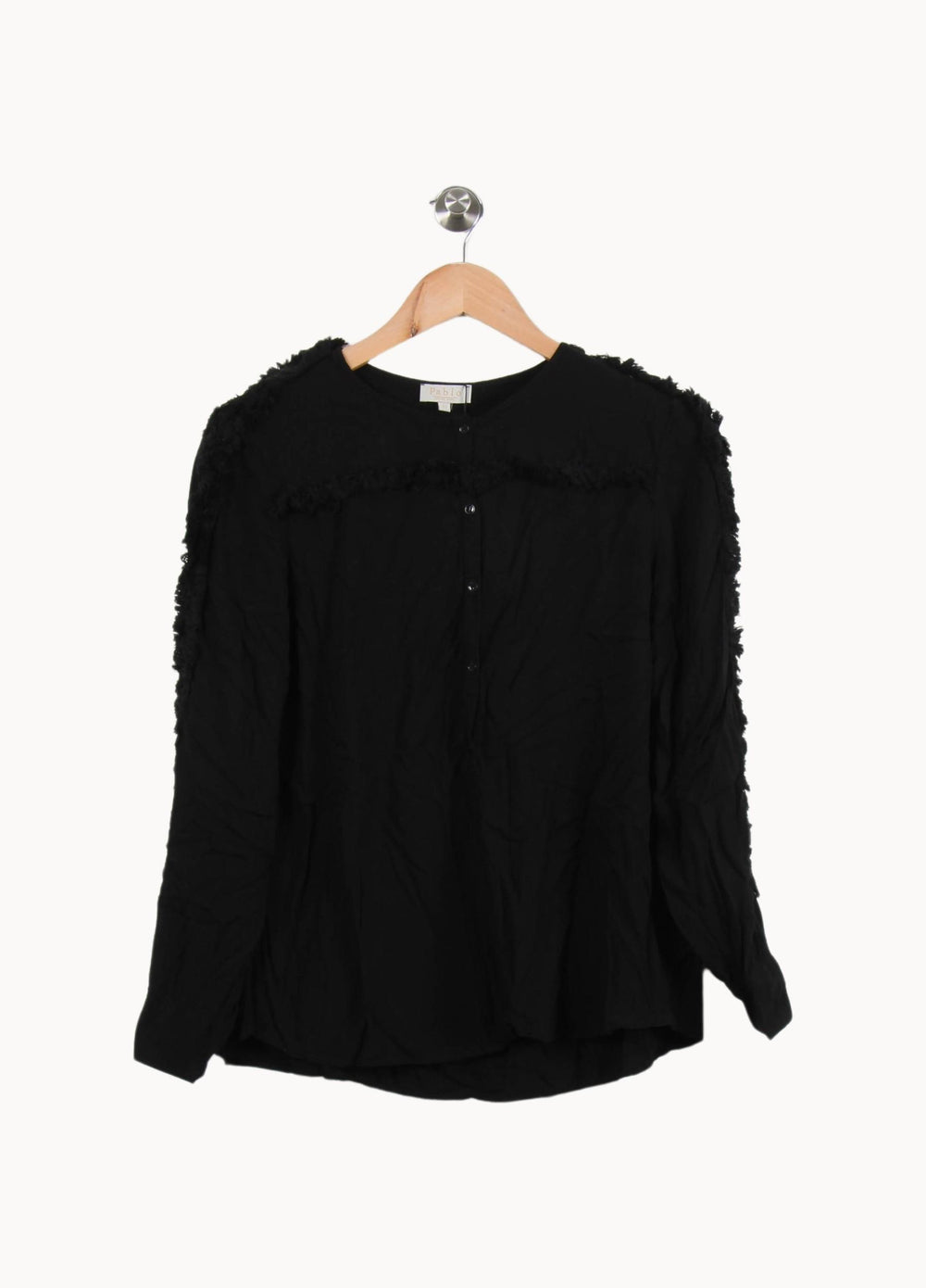 Blouse Noire - Taille XL/42 de la marque Pablo | PARAD46445 - Vendu par Paradigme - Image 2