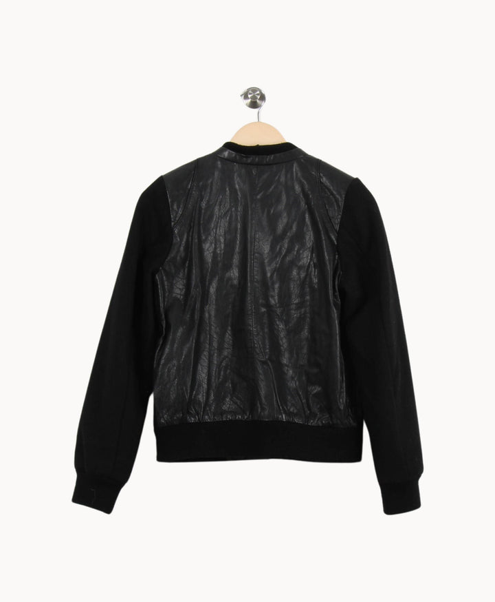 Blouson Noir - Taille M/38 de la marque Maje | PARAD46452 - Vendu par Paradigme - Image 4