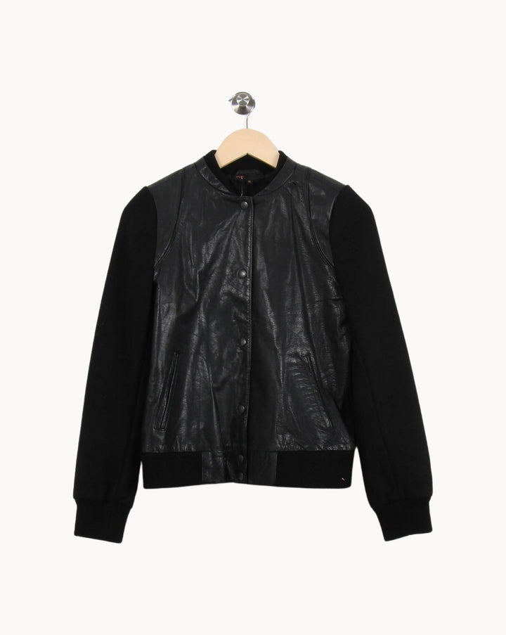 Blouson Noir - Taille M/38 de la marque Maje | PARAD46452 - Vendu par Paradigme - Image 2