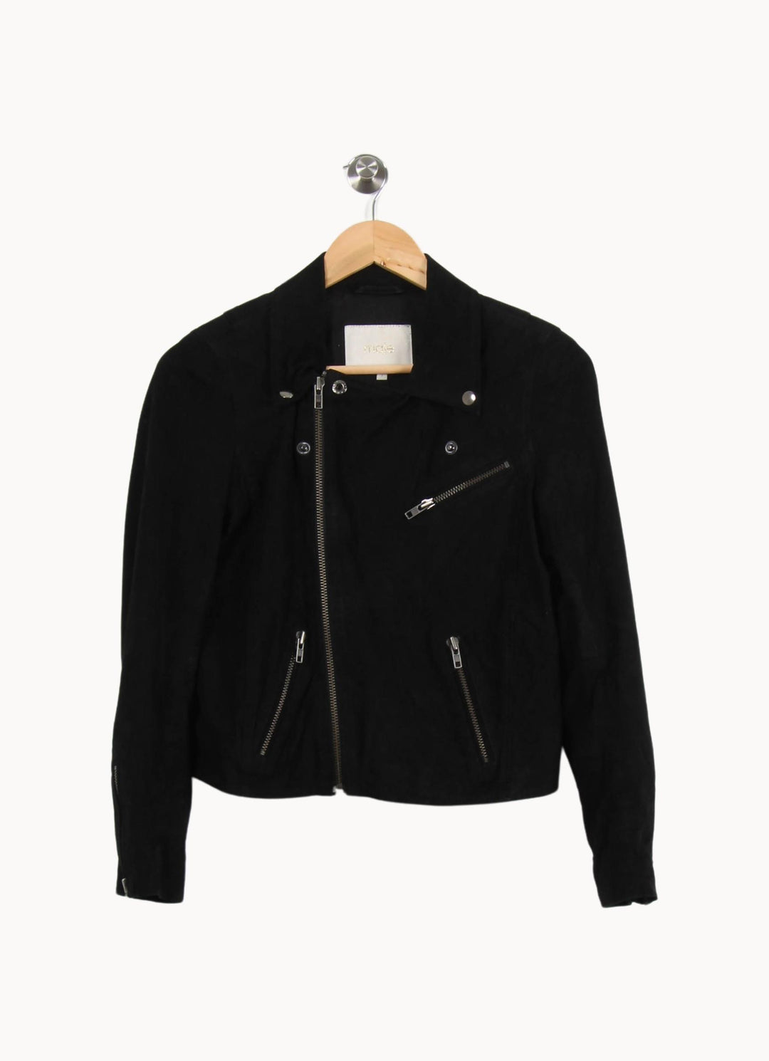 Blouson Noir - Taille M/38 de la marque Maje | PARAD46453 - Vendu par Paradigme - Image 2