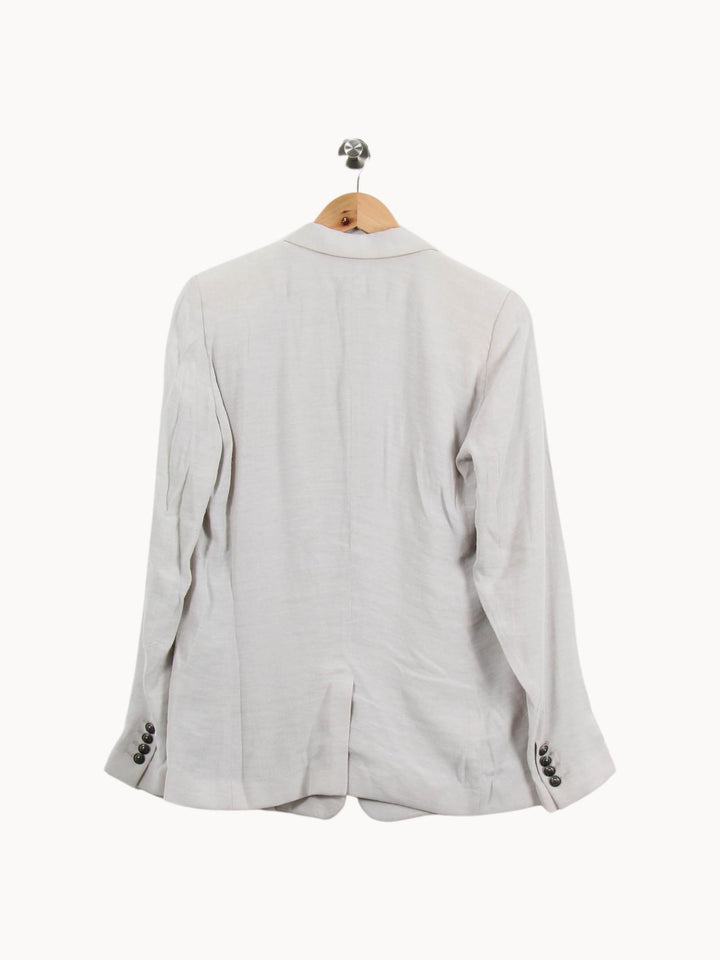 Blazer Gris - Taille L/40 de la marque The Kooples | PARAD46454 - Vendu par Paradigme - Image 4