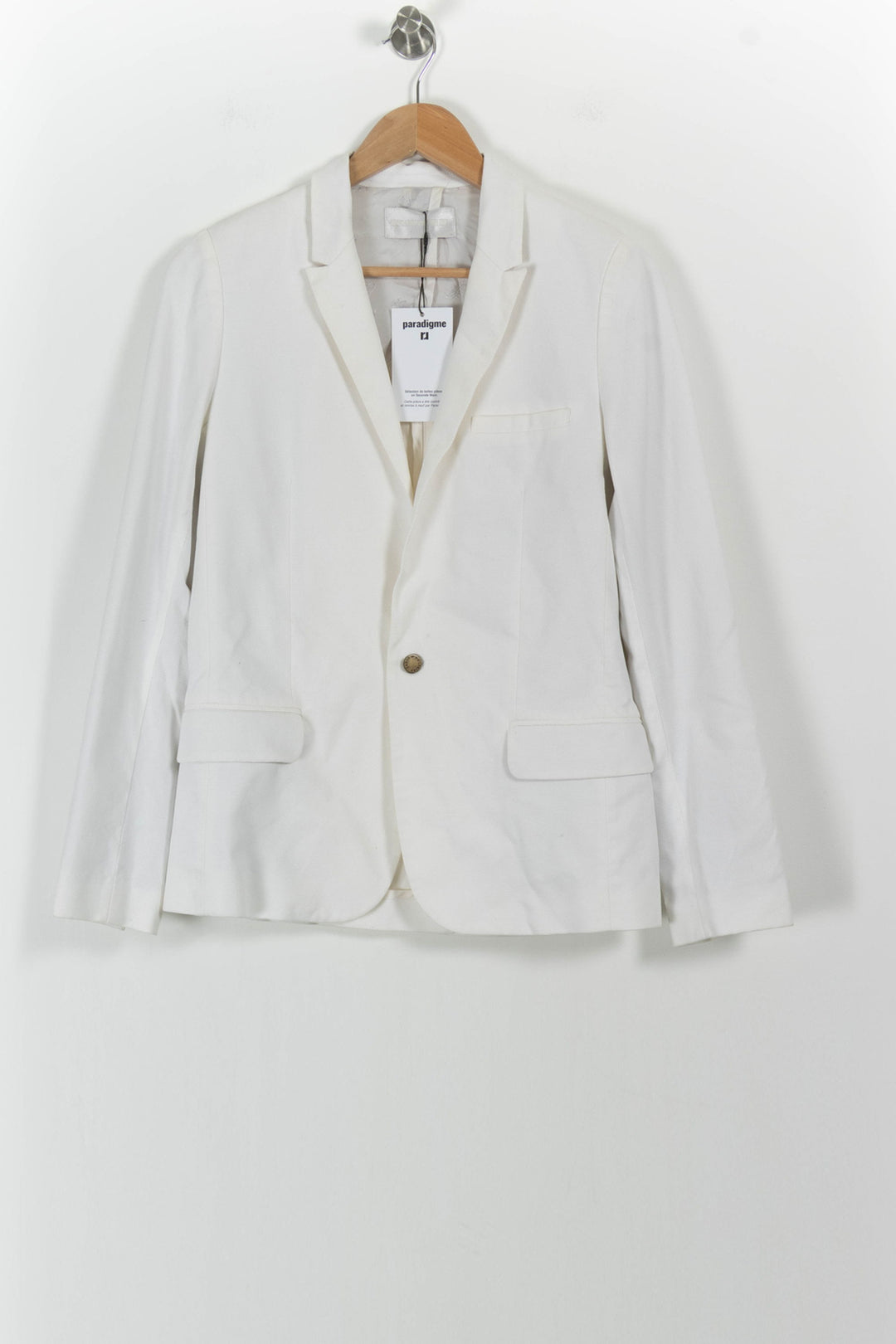 Blazer Blanc - Taille M/38 de la marque Zadig&Voltaire | PARAD46455 - Vendu par Paradigme - Image 2