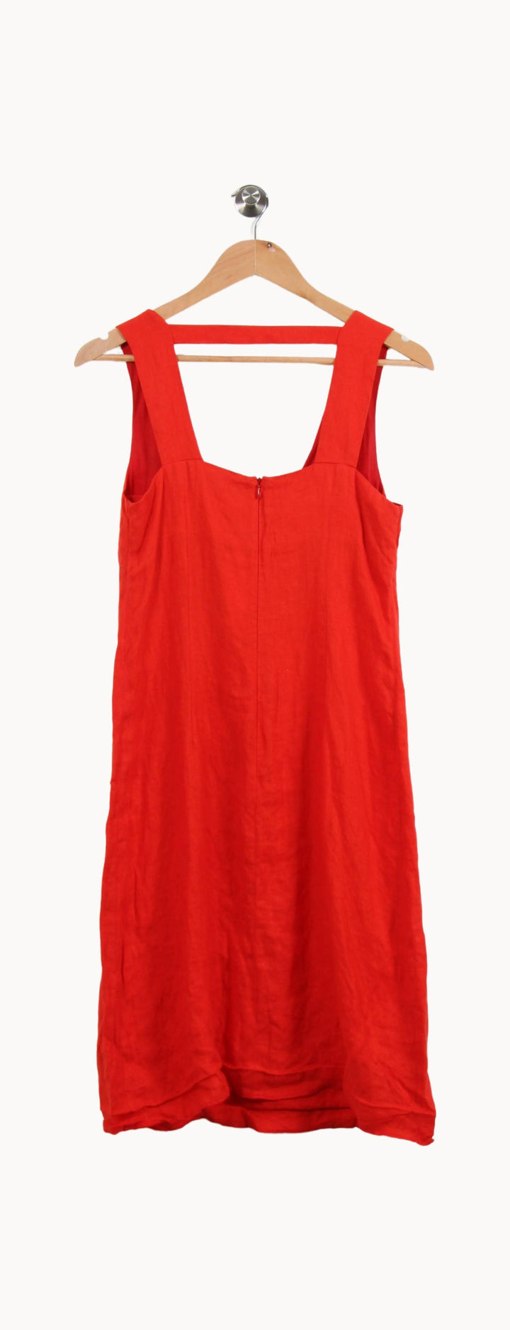 Robe Courte Rouge - Taille M/38 de la marque Max Mara | PARAD46464 - Vendu par Paradigme - Image 4