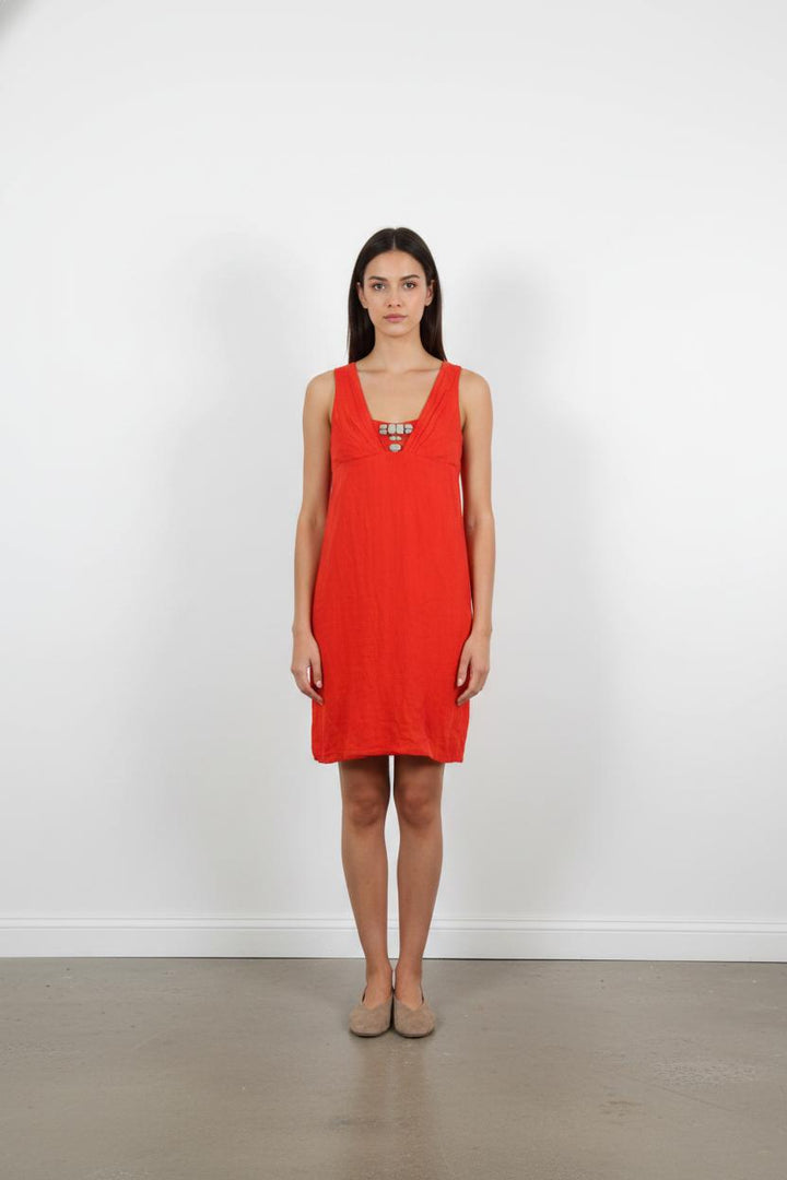 Robe Courte Rouge - Taille M/38