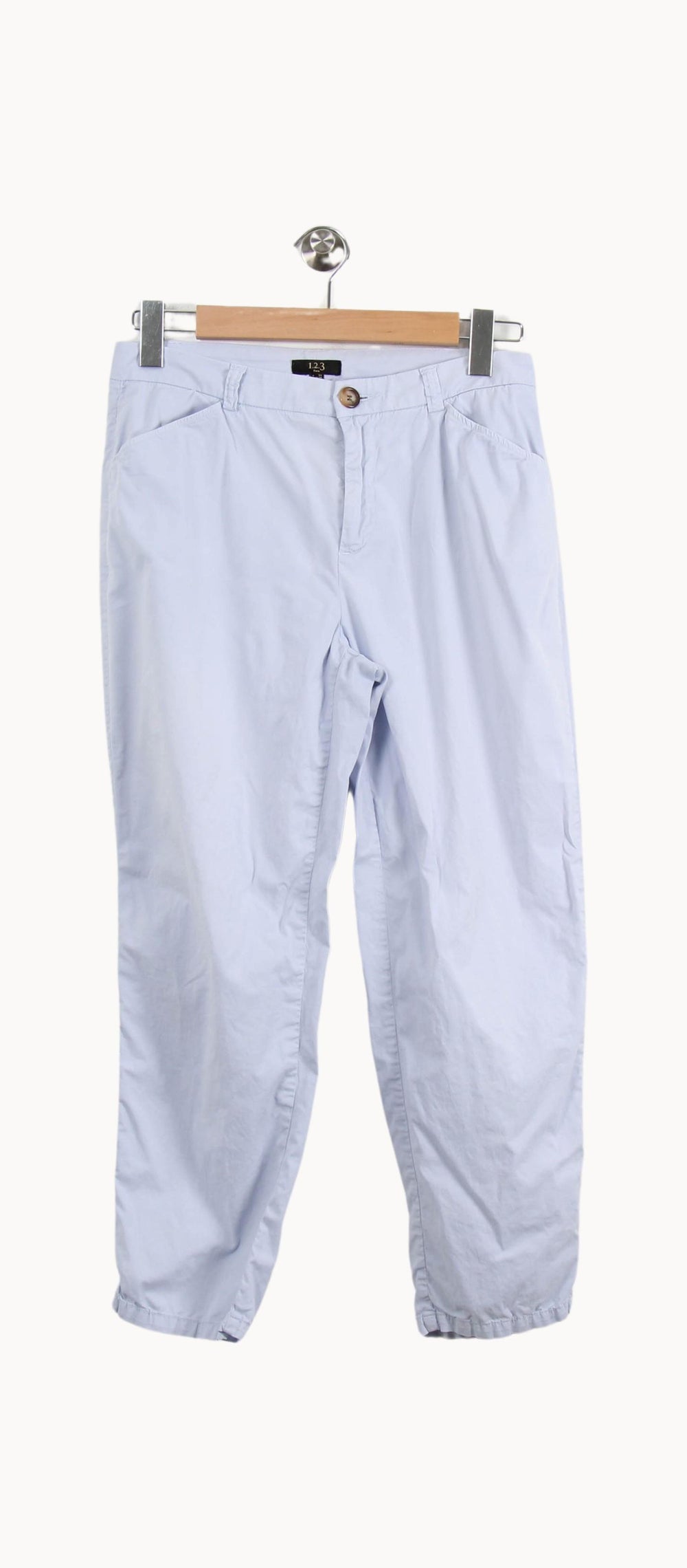 Pantalon Chino Bleu Clair - Taille M/38 de la marque Maison 123 | PARAD46477 - Vendu par Paradigme - Image 2