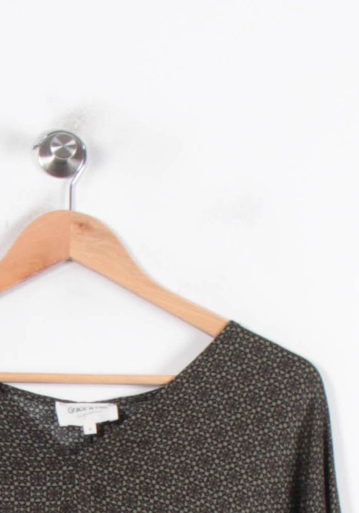 Robe Longue Verte - Taille S/36 de la marque Claudie Pierlot | PARAD46492 - Vendu par Paradigme - Image 3