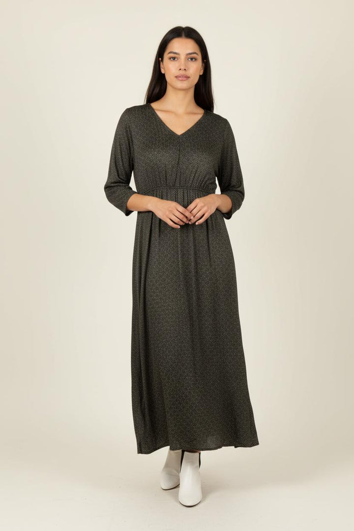 Robe Longue Verte - Taille S/36 de la marque Claudie Pierlot | PARAD46492 - Vendu par Paradigme - Image 1