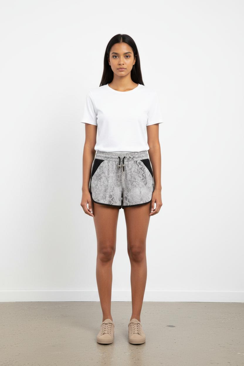 Short de Sport Gris et Noir - Taille S/36