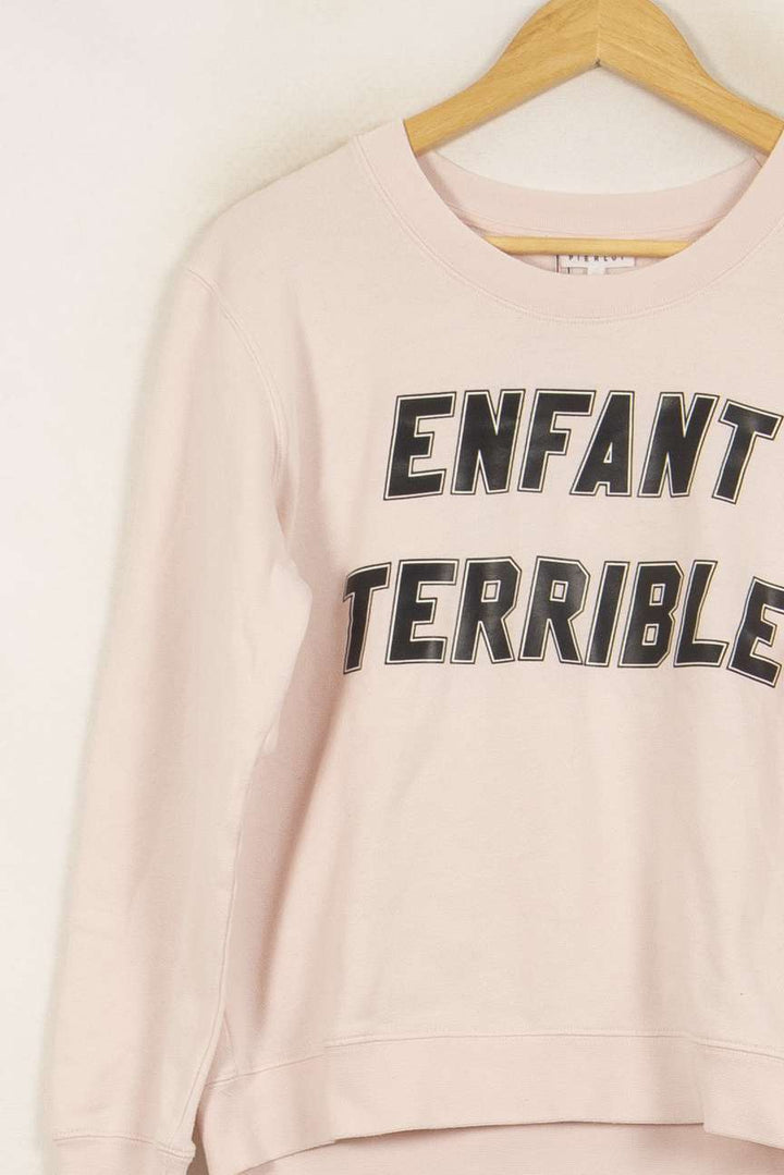 Sweat Rose - Taille L/40 de la marque Claudie Pierlot | PARAD46503 - Vendu par Paradigme - Image 3