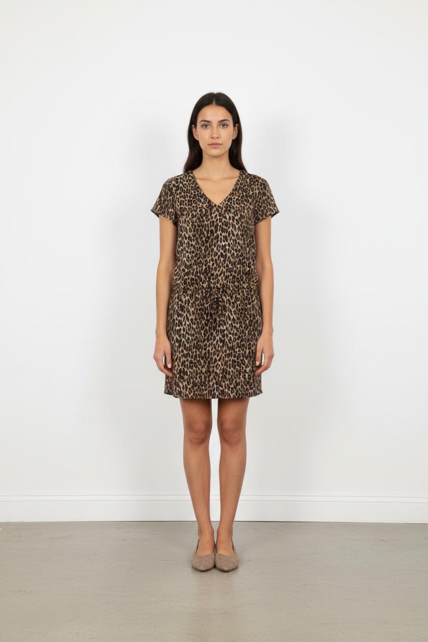 Robe droite Léopard - Taille S/36