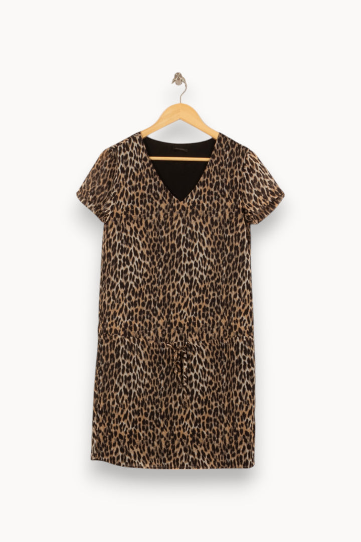 Robe droite Léopard - Taille S/36 de la marque IKKS | PARAD46507 - Vendu par Paradigme - Image 2