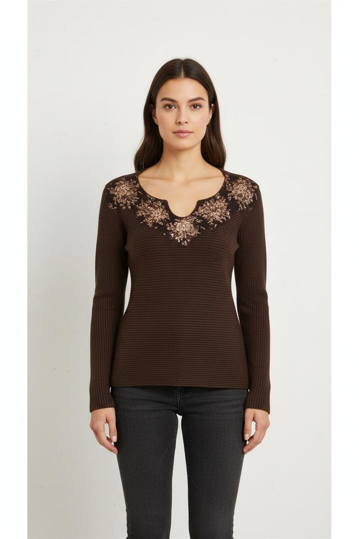 Pull Marron - Taille M/38
