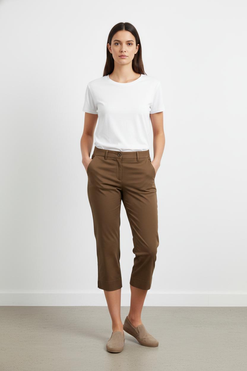 Pantacourt Marron - Taille S/36