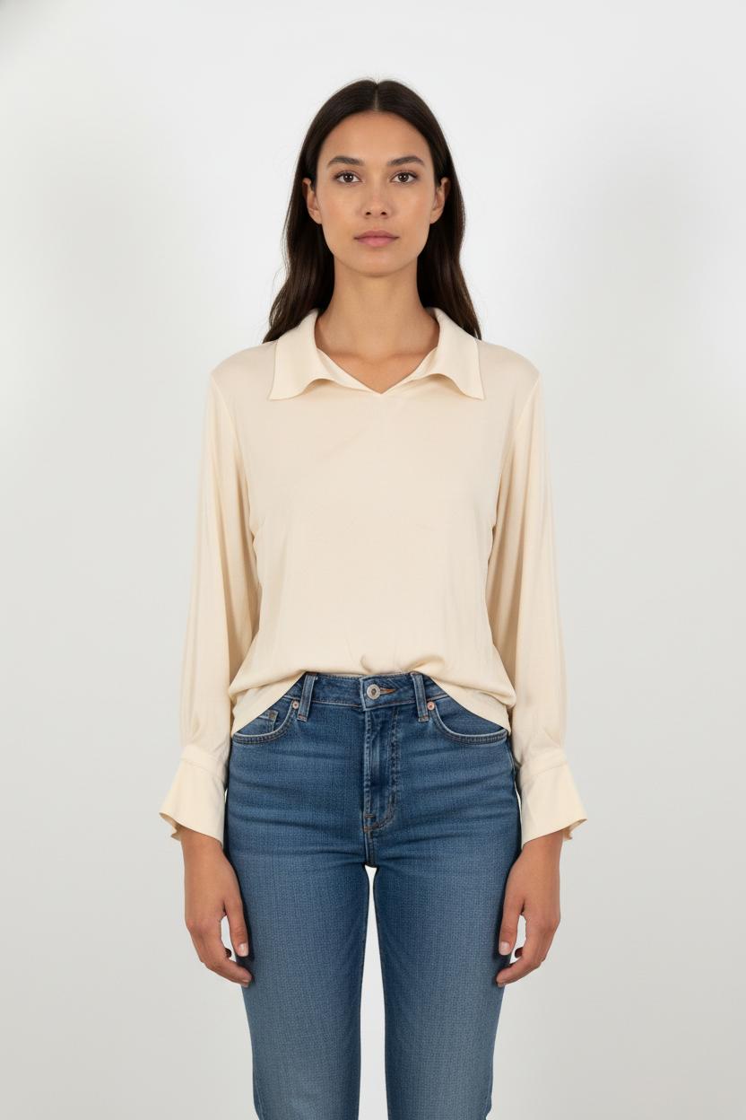 Blouse Beige - Taille T.U.
