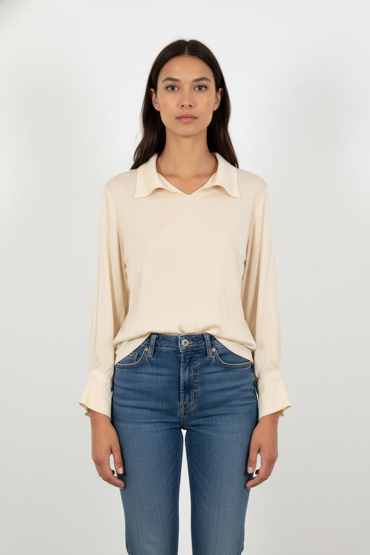 Blouse Beige - Taille T.U.