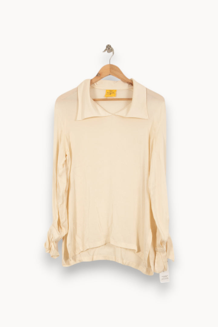 Blouse Beige - Taille T.U. de la marque Ines de la Fressange Paris | PARAD46517 - Vendu par Paradigme - Image 5