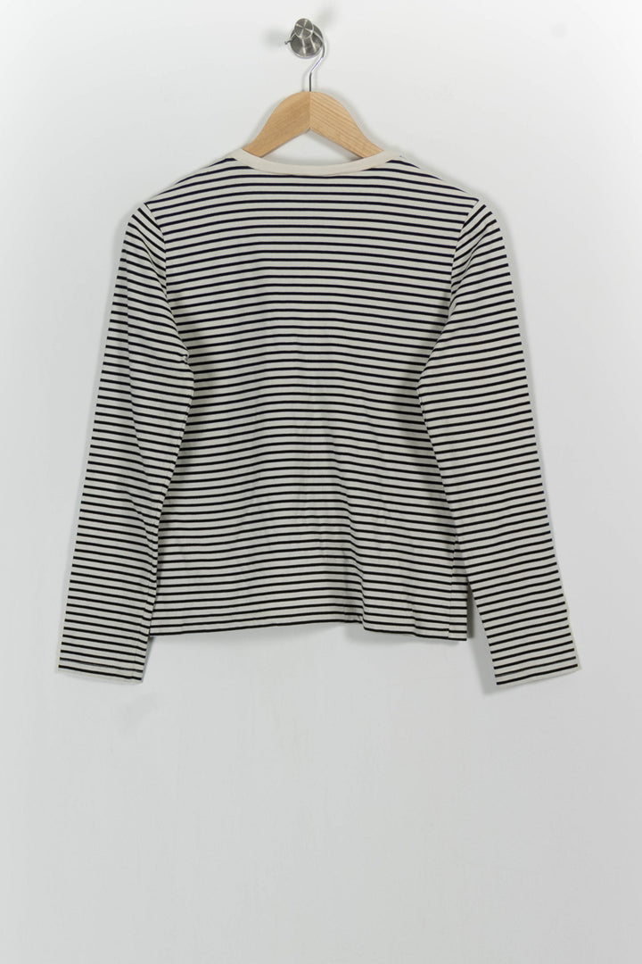 Marinière Blanc et Noir - Taille L/40 de la marque Maje | PARAD46522 - Vendu par Paradigme - Image 4