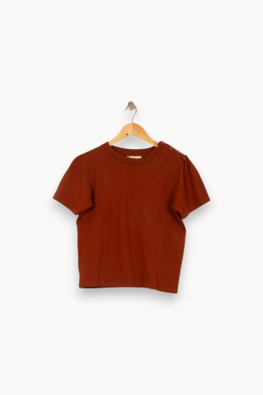 T-shirt Marron - Taille S/36 de la marque Sessùn | PARAD46524 - Vendu par Paradigme - Image 2