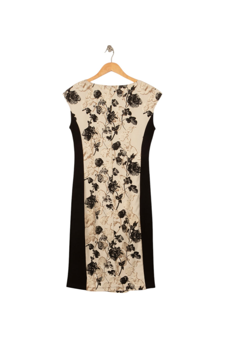 Robe Midi Noire et Beige - Taille S/36 de la marque Weekend Max Mara | PARAD46525 - Vendu par Paradigme - Image 6