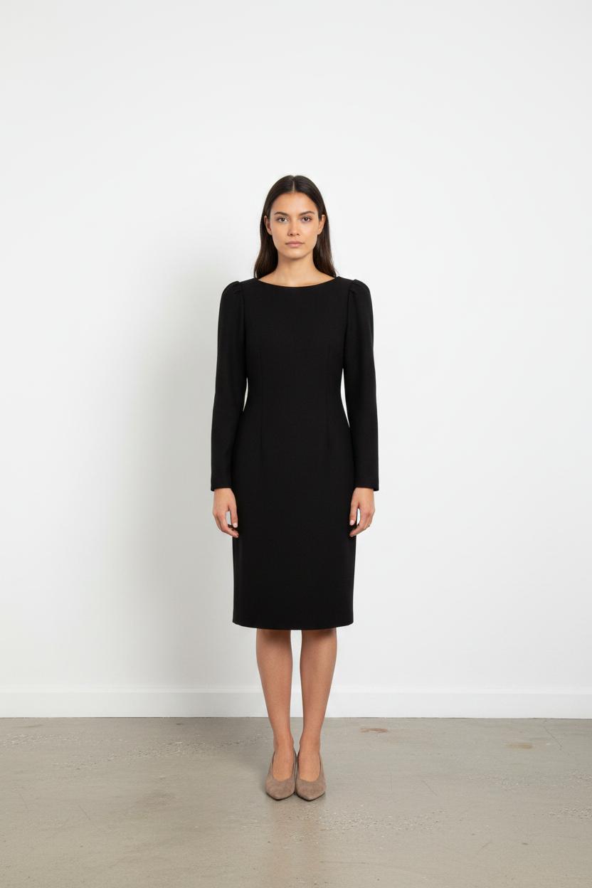 Robe Midi Noire - Taille S/36
