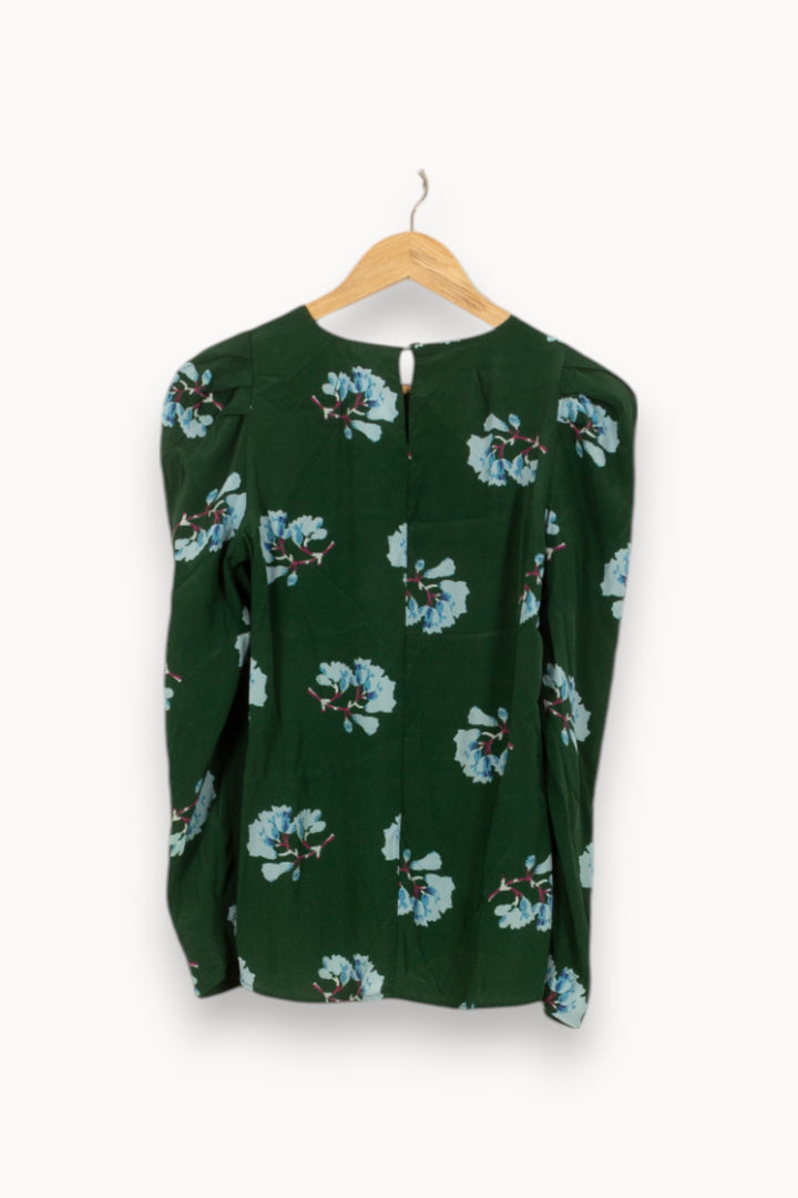 Blouse Verte et Bleue - Taille S/36 de la marque Maje | PARAD46531 - Vendu par Paradigme - Image 4