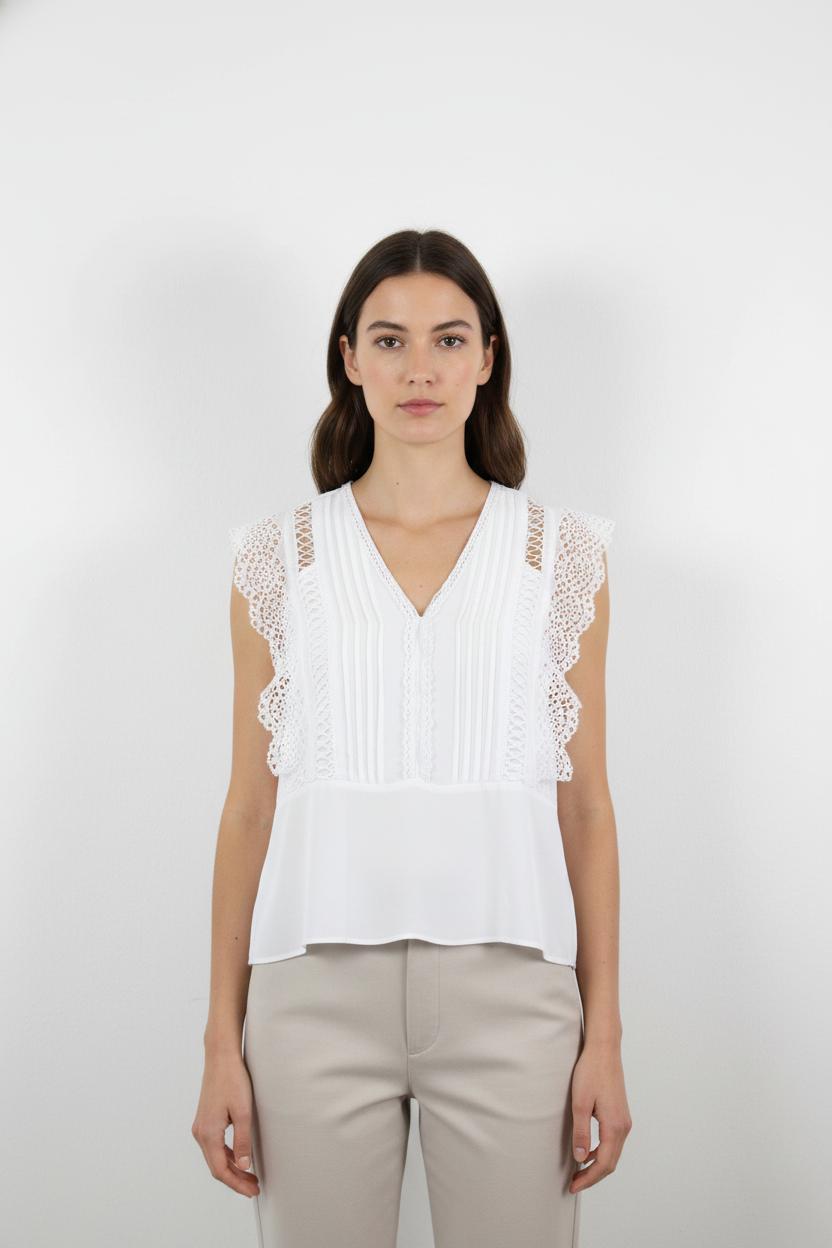 Blouse Blanche - Taille S/36