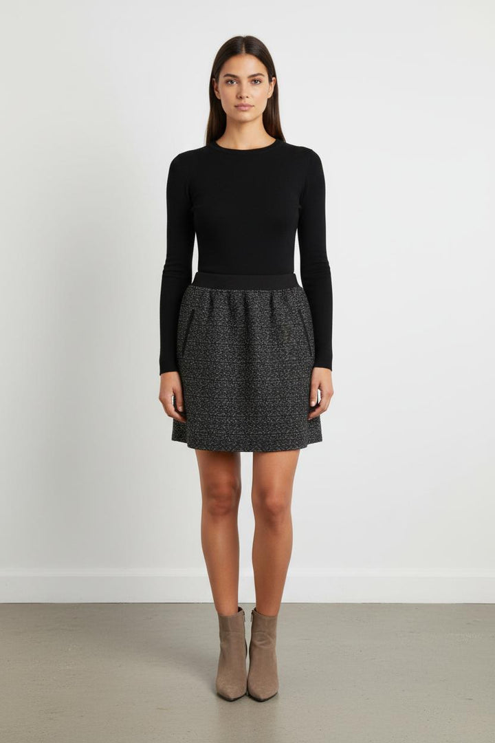 Jupe Courte Grise - Taille S/36