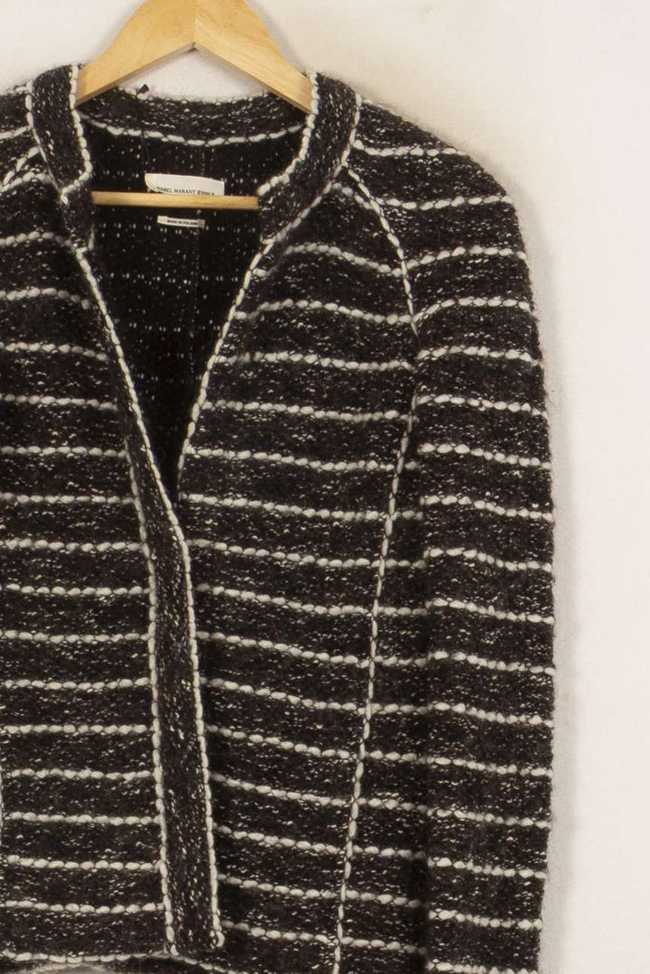 Veste Marron et Blanche - Taille S/36 de la marque Isabel Marant étoile | PARAD46536 - Vendu par Paradigme - Image 3