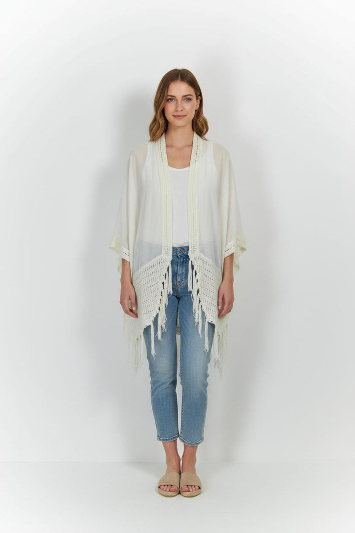Kimono Blanc - Taille T.U. de la marque Bérénice | PARAD46544 - Vendu par Paradigme - Image 1