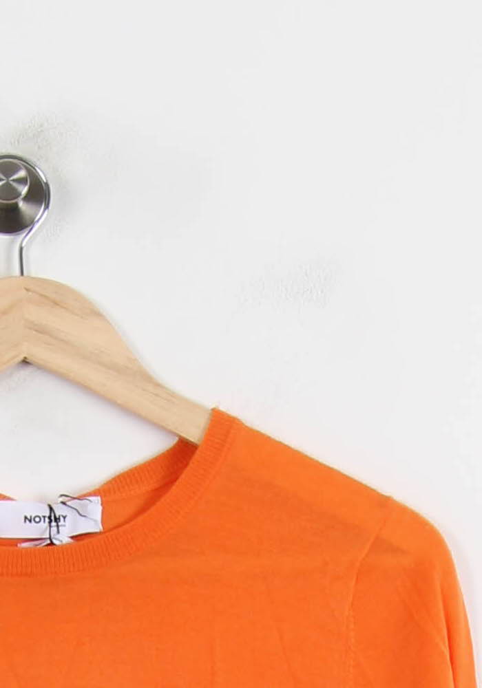 Pull Orange - Taille XS/34 de la marque Notshy Cashmere | PARAD46550 - Vendu par Paradigme - Image 3