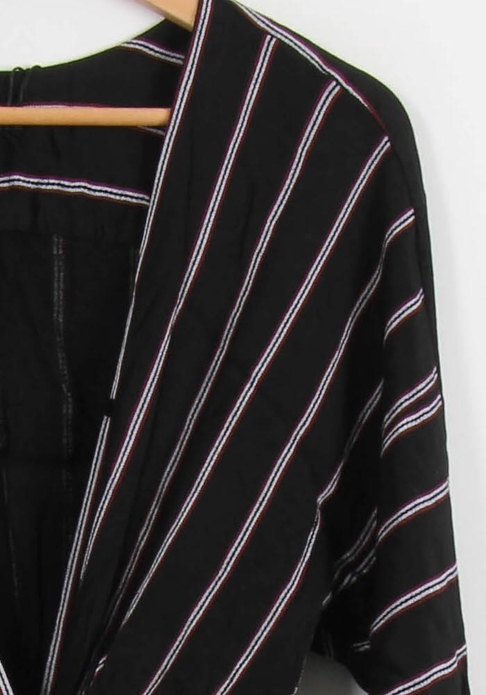 Combinaison Noire à Rayures Blanches - Taille S/36 de la marque Maje | PARAD46551 - Vendu par Paradigme - Image 3