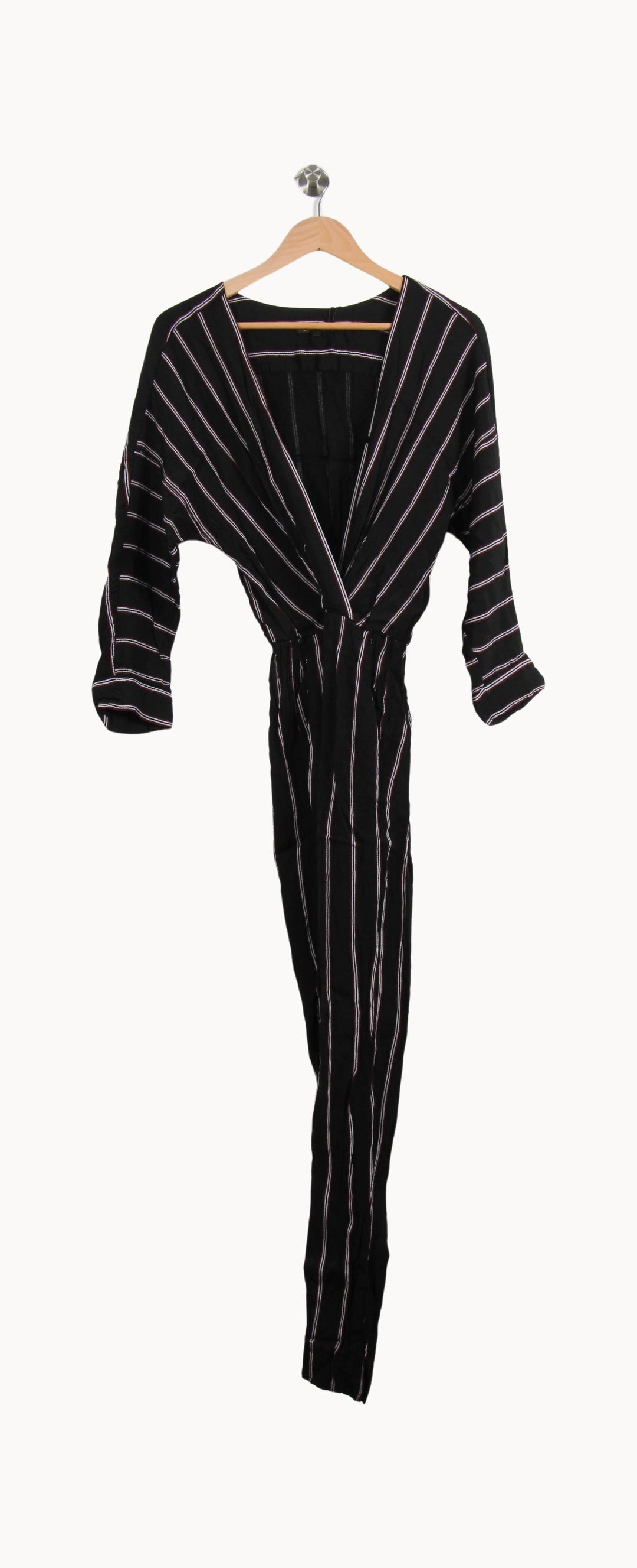 Combinaison Noire à Rayures Blanches - Taille S/36 de la marque Maje | PARAD46551 - Vendu par Paradigme - Image 2