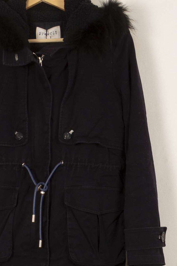 Parka Bleue - Taille M/38 de la marque Claudie Pierlot | PARAD46554 - Vendu par Paradigme - Image 3
