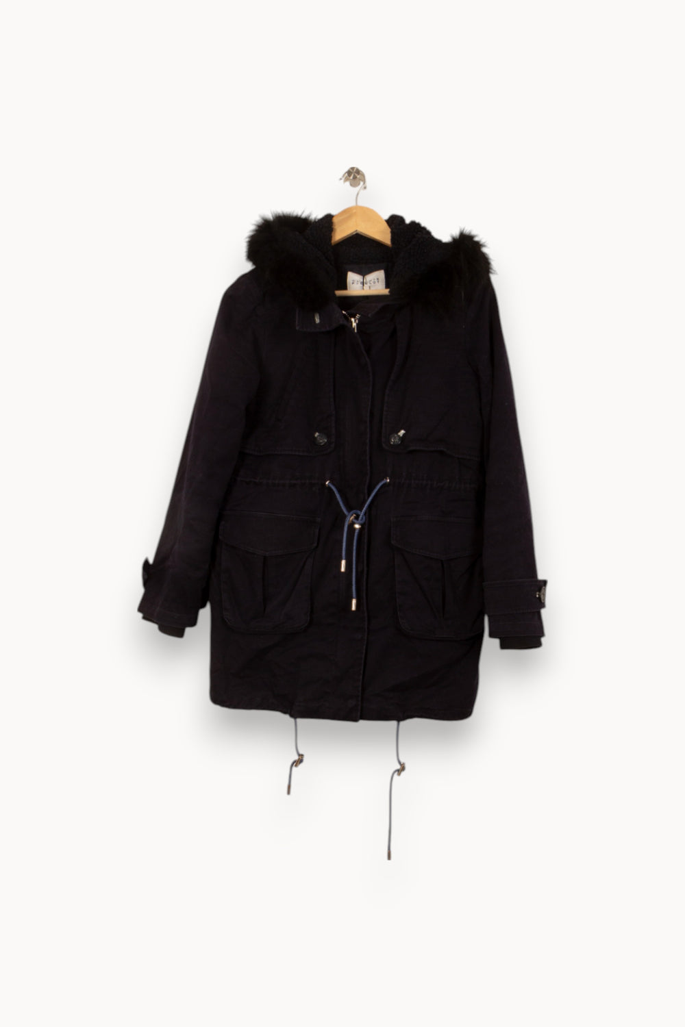 Parka Bleue - Taille M/38 de la marque Claudie Pierlot | PARAD46554 - Vendu par Paradigme - Image 2